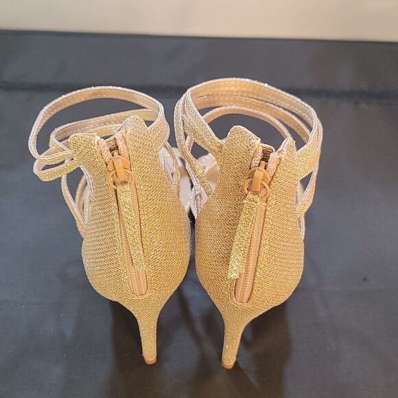 BRAND NEW DREAM PAIR OPEN-TOE  ANKLE STRAPPY BACK ZIPPER HIGH HEELED SANDALS - Picture 7 of 16